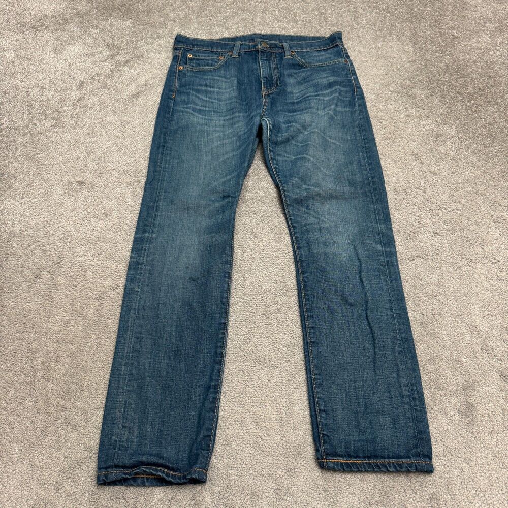 Levi's 510 Skinny Fit Denim Jeans Men 32x30 Blue Dark Wash Slim Stretch Casual